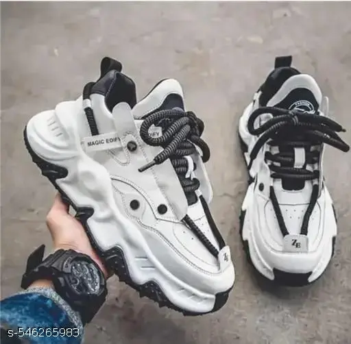 WHITE TRENDY SNEAKER